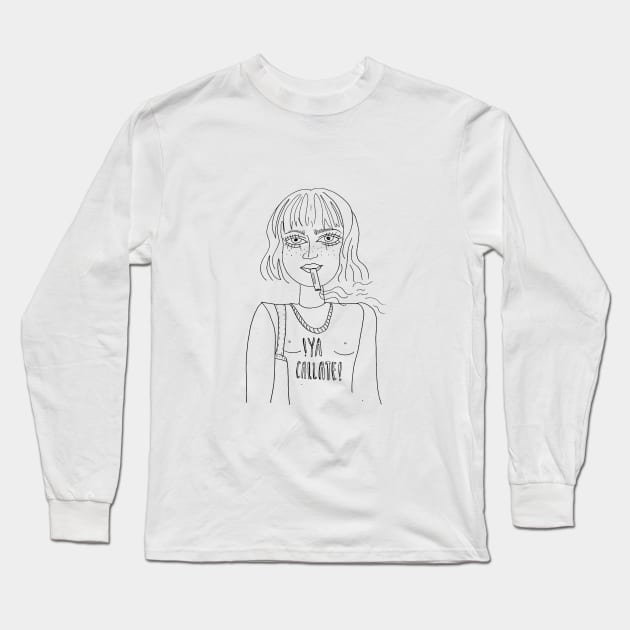 You need to calm down Long Sleeve T-Shirt by Verde Verones